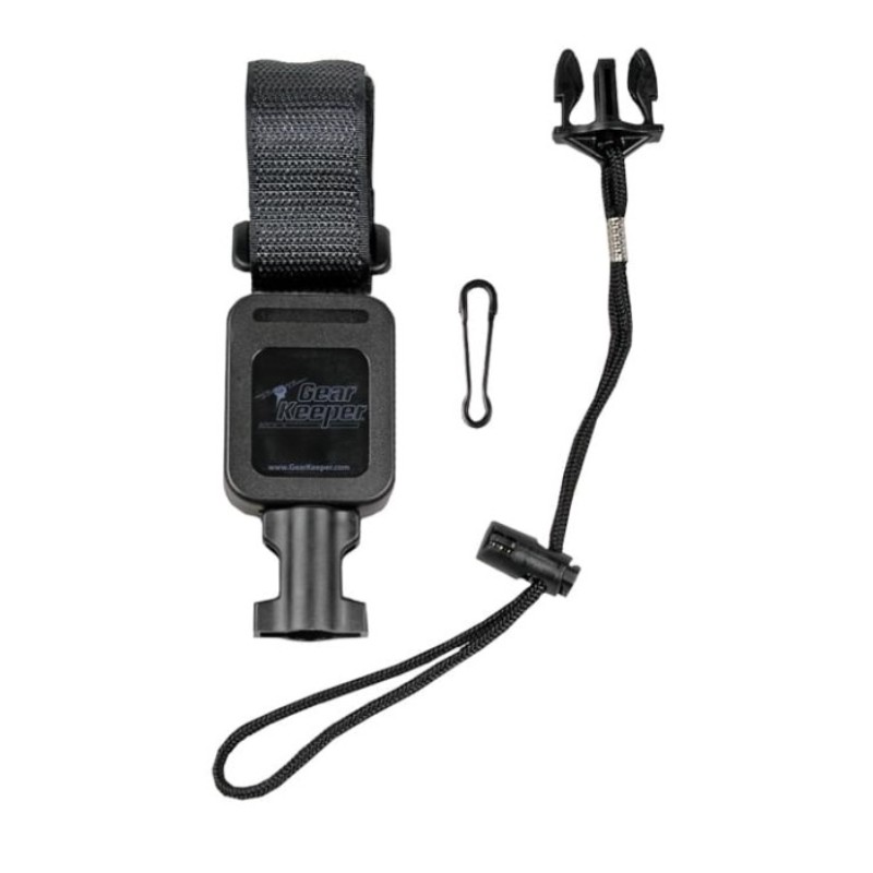 Retractable Sidearm Tether, Low Force Velcro Strap Mount
